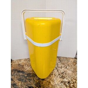 BYO Insulated Wine Cooler yellow Retro 3 Bottle Drinks Missing Freeze Thing